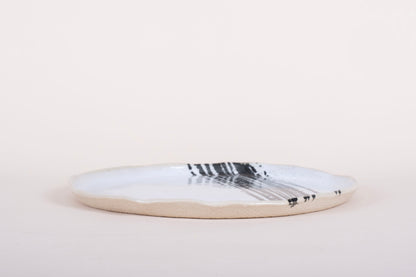 Black Splash Collection Main Course Plate 12''/30 cm