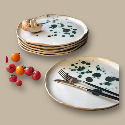 Lush Copper Flecks Dinner Plate