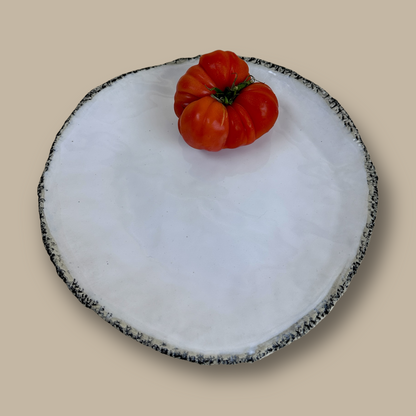 White Coral Dinner Plate 10"