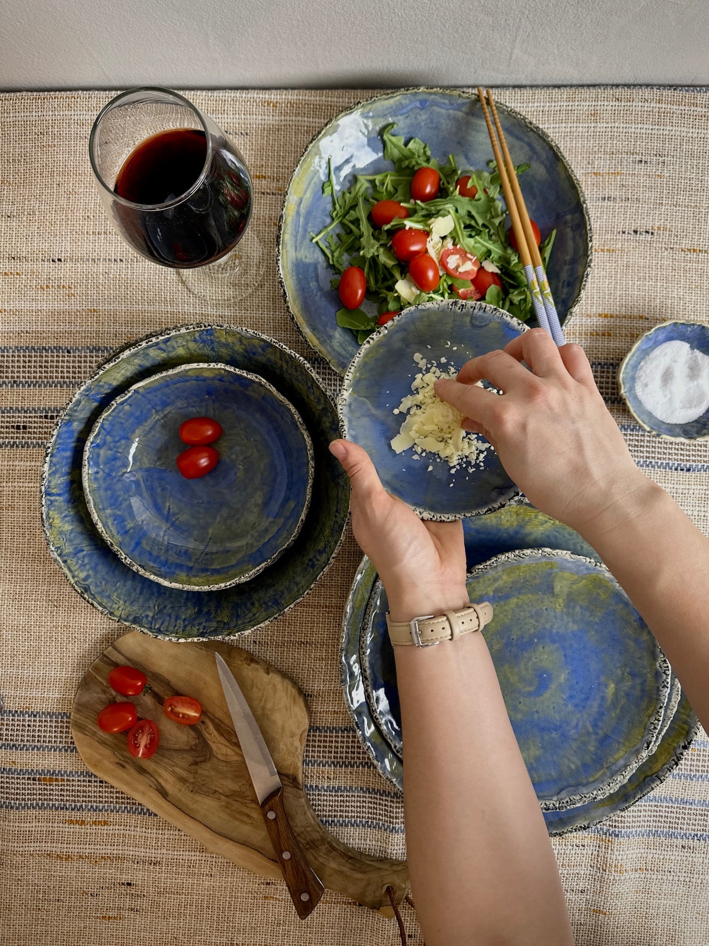 Ocean Oysters Ceramic Dinnerware Set