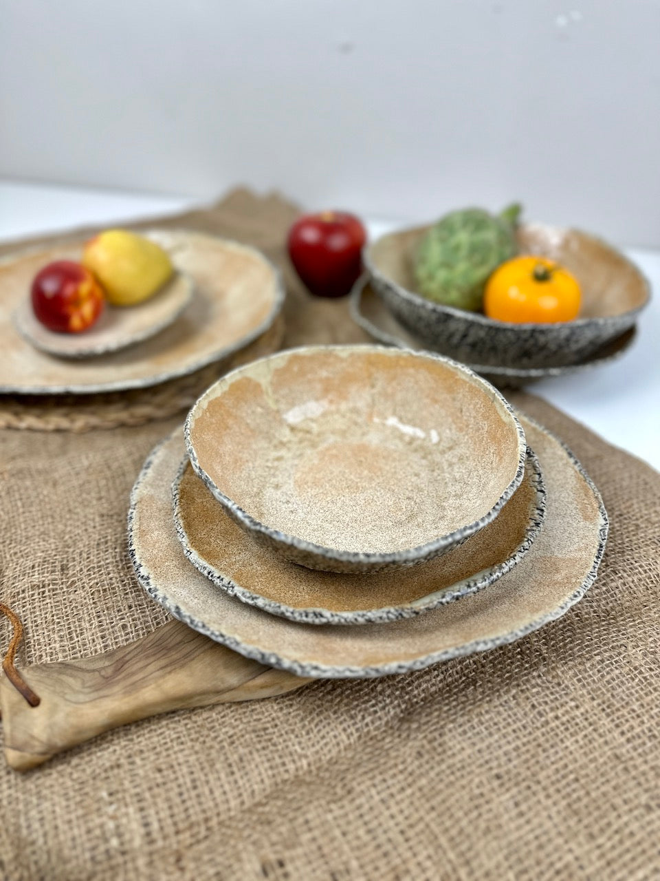 Sahara Stone Ceramic Dinnerware Set