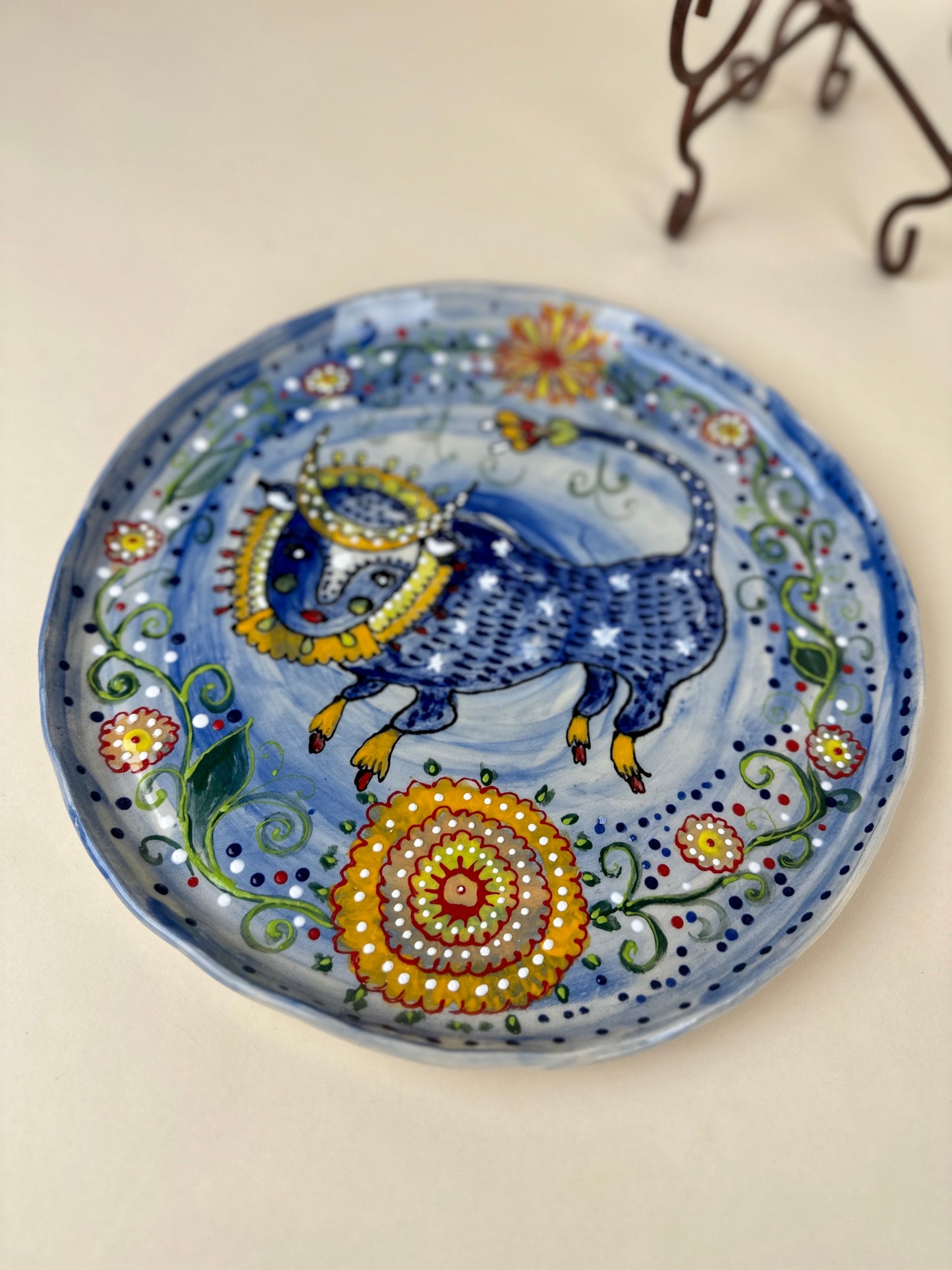 "Prymachenko in ceramic" Large Plate