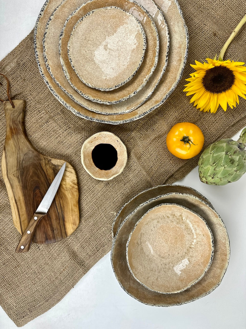 Sahara Stone Ceramic Dinnerware Set