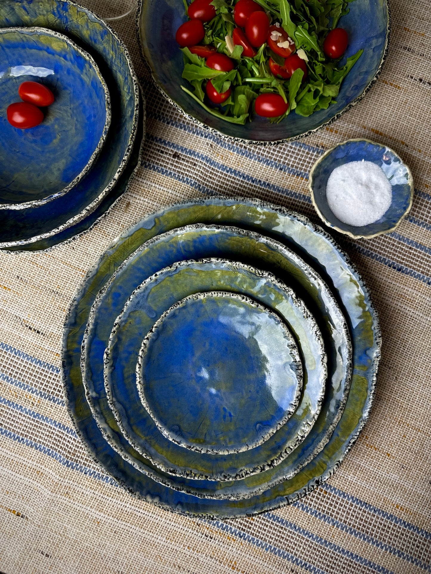 Ocean Oysters Ceramic Dinnerware Set