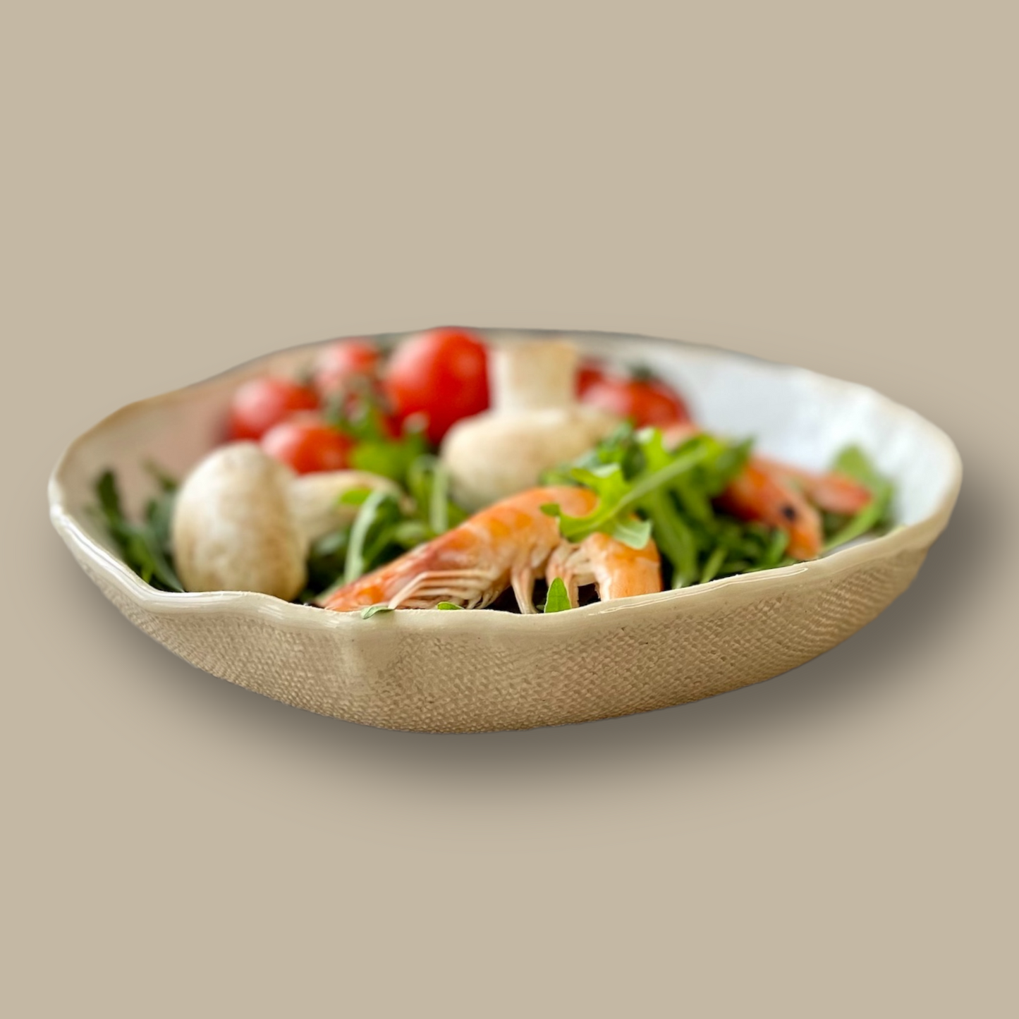 Arctic Grace Ceramic Pasta/Rice Bowl