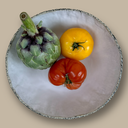 White Coral Serving/Soup Bowl