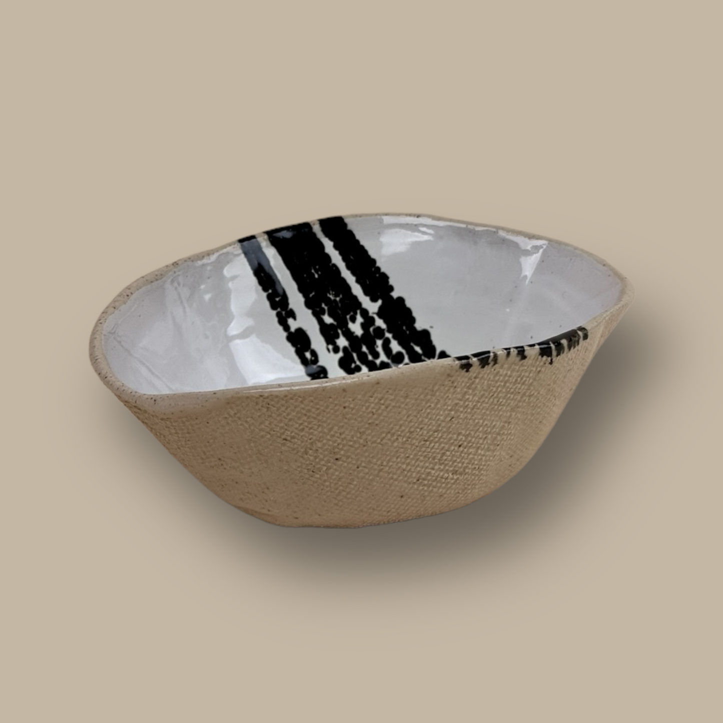 Black Splash Soup/Cereal Bowl