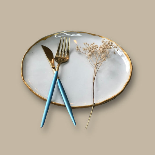 Gilded Grace Salad/Side Plate