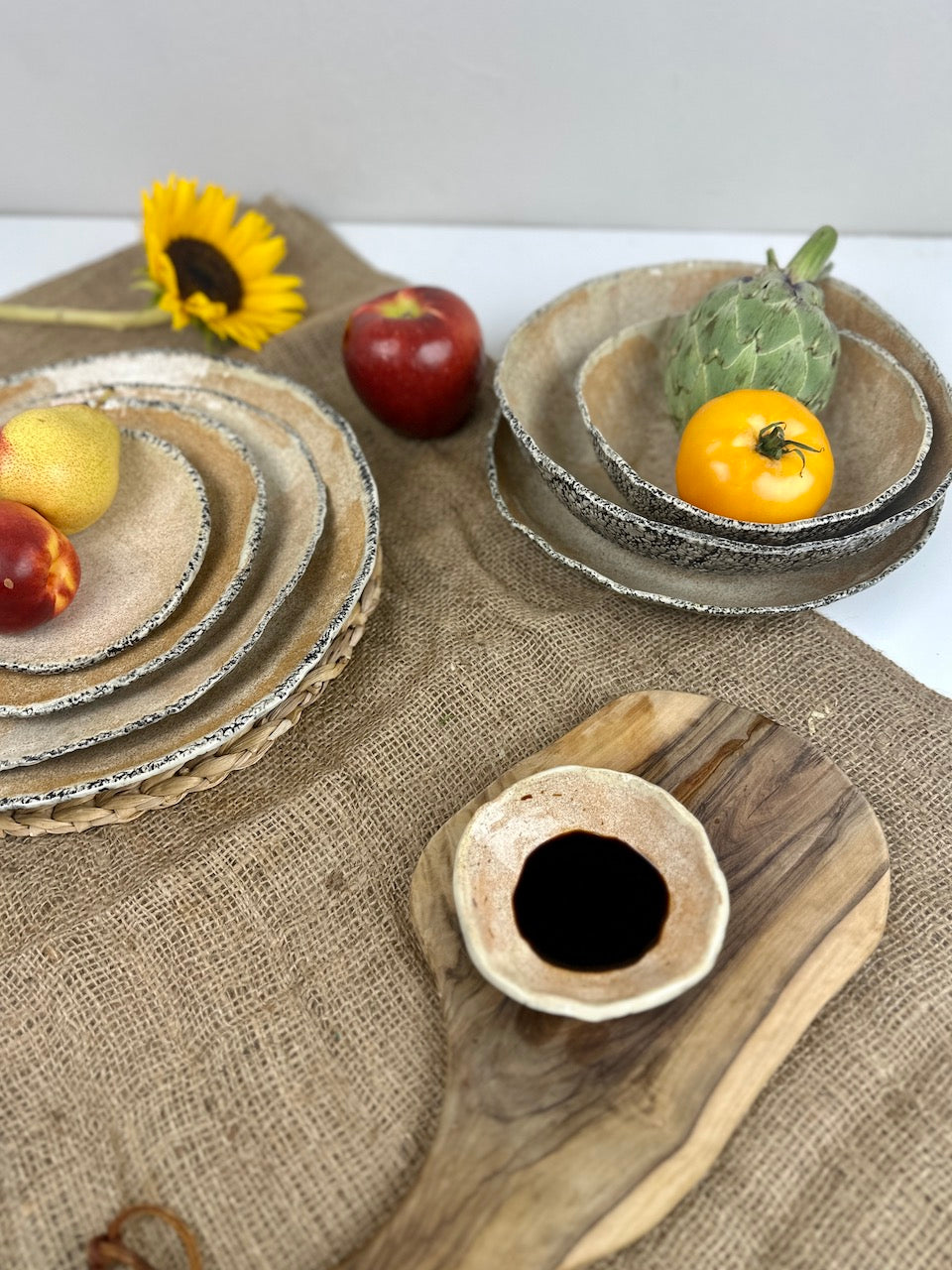 Sahara Stone Ceramic Dinnerware Set